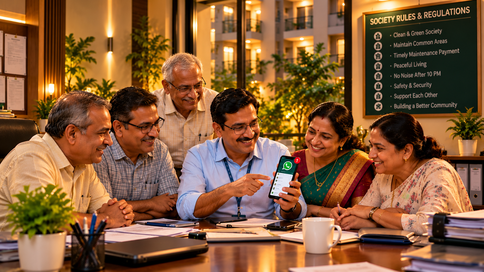 Digital Society WhatsApp कम्युनिटीमध्ये सामील होणारे सोसायटी सदस्य